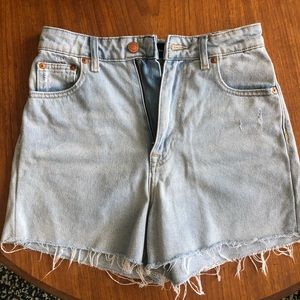 Frank and Oak Cut Off Denim Short
